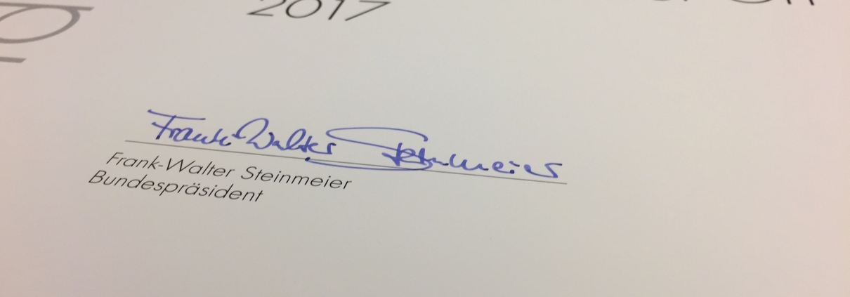 Breeze Technologies receives award from the German Federal President Frank-Walter Steinmeier