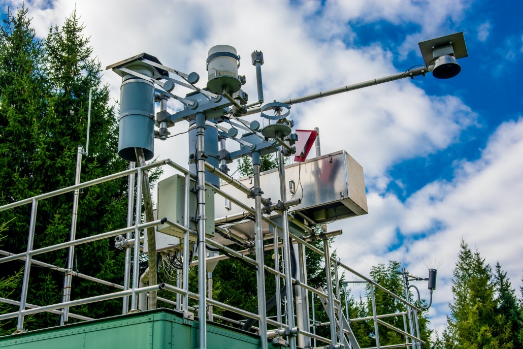 A traditional air quality monitoring station is bulky, expensive and difficult to operate.