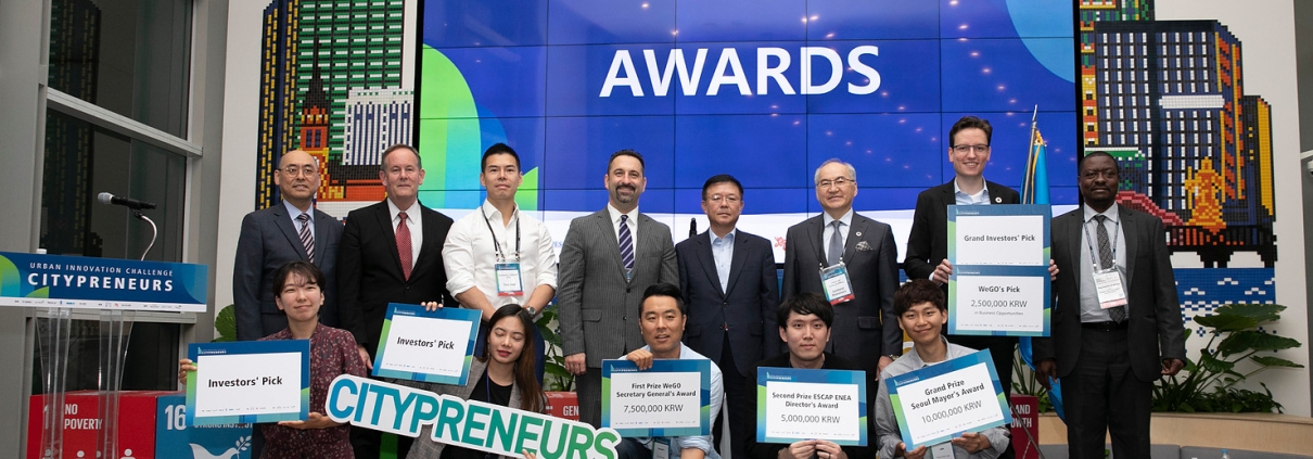 Brezee Technologies wins the 2019 Citypreneurs Challenge in Seoul, Korea.