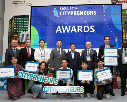 Brezee Technologies wins the 2019 Citypreneurs Challenge in Seoul, Korea.