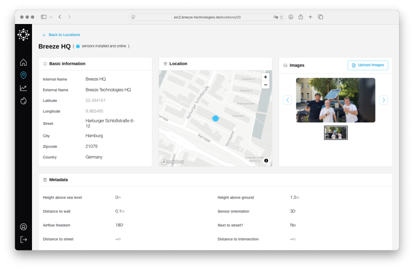 Environmental Intelligence Cloud - Location Management